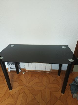 Mesa comedor de cristal