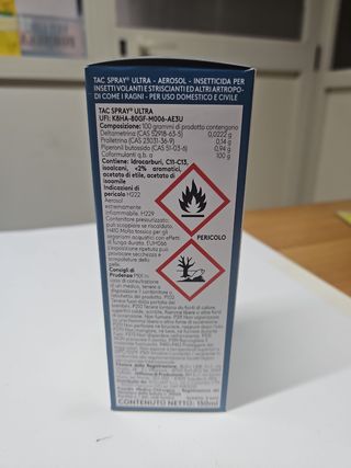 Fumigante insetticida aerosol interni