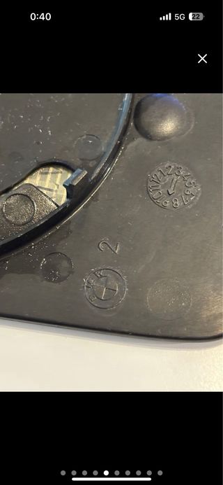 Espejo retrovisor original bmw e46 calefactable