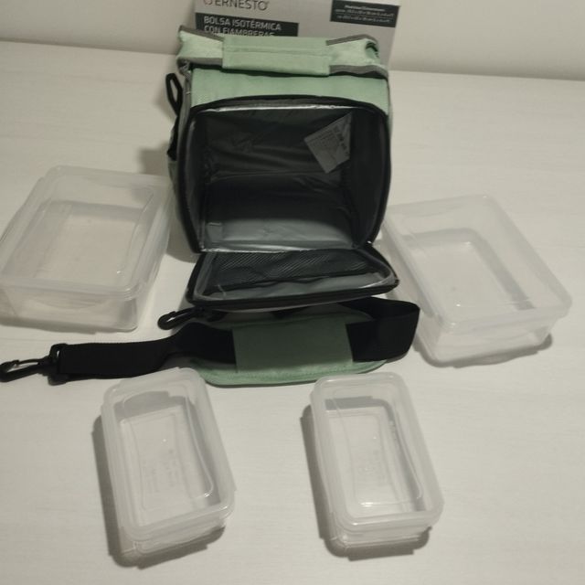 Bolsa isotérmica con fiambreras