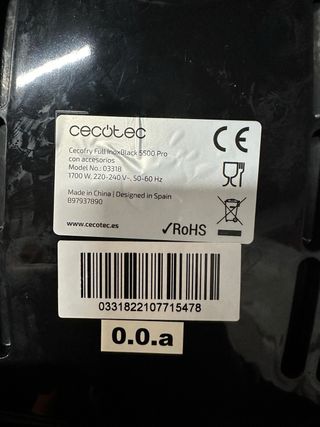 Cecotec Freidora de Aire sin Aceite de #715478-A