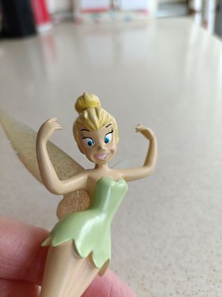 Figura Campanilla Tinkerbell hada sobre espejo