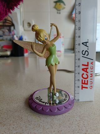 Figura Campanilla Tinkerbell hada sobre espejo