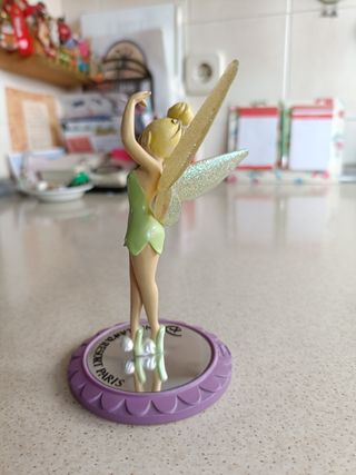 Figura Campanilla Tinkerbell hada sobre espejo