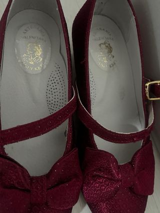 Zapato niña fallera