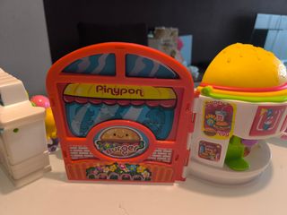 Hamburguesería, coche, remolque, Hospital Pinypon