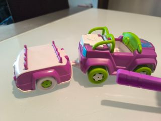 Hamburguesería, coche, remolque, Hospital Pinypon