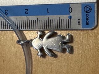 Tous collar y colgante niña de plata