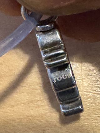 Tous collar y colgante niña de plata