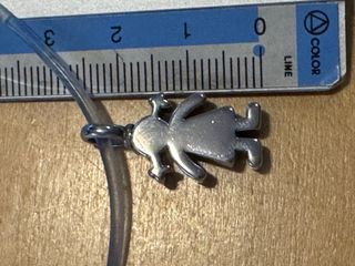 Tous collar y colgante niña de plata