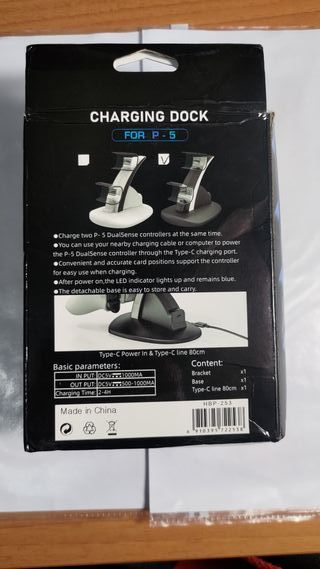 ps5 stazione per due controller playstation 5