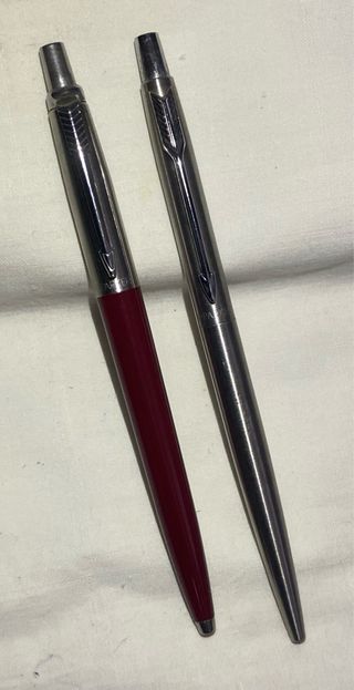 Lote 2 Boligrafos PARKER. Made in USA y UK 