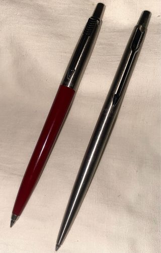 Lote 2 Boligrafos PARKER. Made in USA y UK 