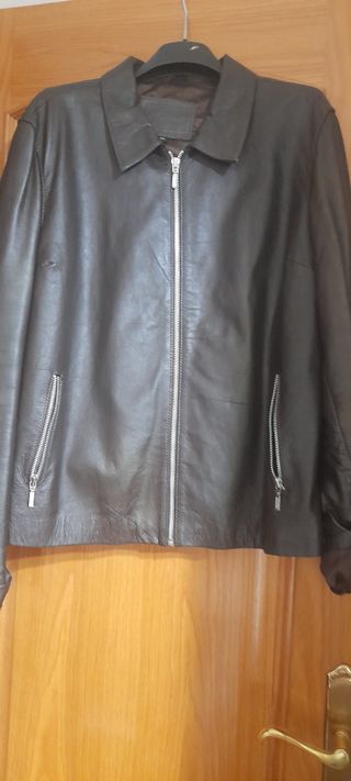Cazadora cuero auténtico
