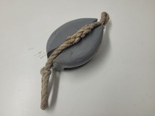 Antigua polea naval barco