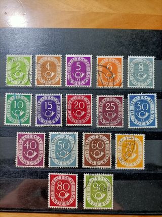 Sellos Alemania usados serie completa.