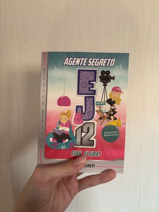 libro Agente segreto EJ12 Ciak si gira!