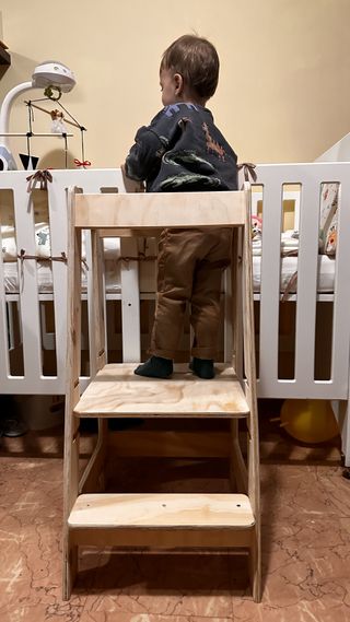 Torre ajustable 2en1 y Trona Montessori NUEVA niño