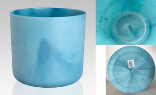 Elho vaso 22 cm The Ocean collection blu