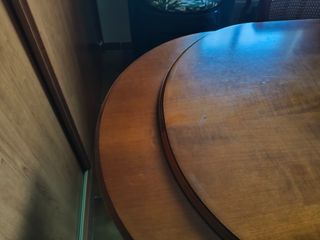 Mesa madera maciza y 6 sillas