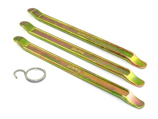 Palancas desmontar neumáticos acero/cromo 240mm.