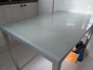 Mesa cocina cristal