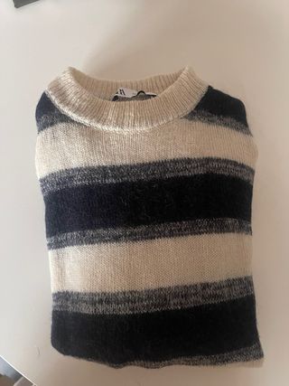 Jersey largo Zara punto fino