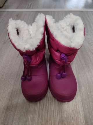Botas de nieve niña talla 22,23