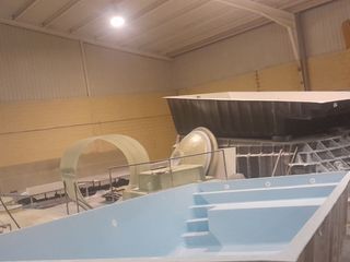 Piscinas de poliester amplio catálogo.