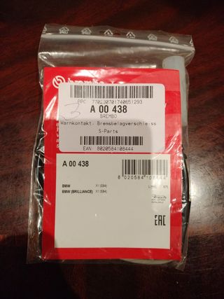 Brembo A00438 BMW X1 Sensore usura pasticche