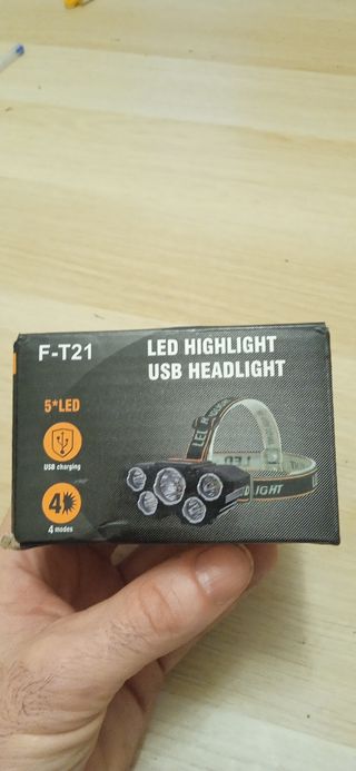 Linterna Frontal Led Alta Luminosidad