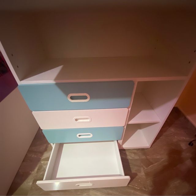 Cambiador con cajones bebe