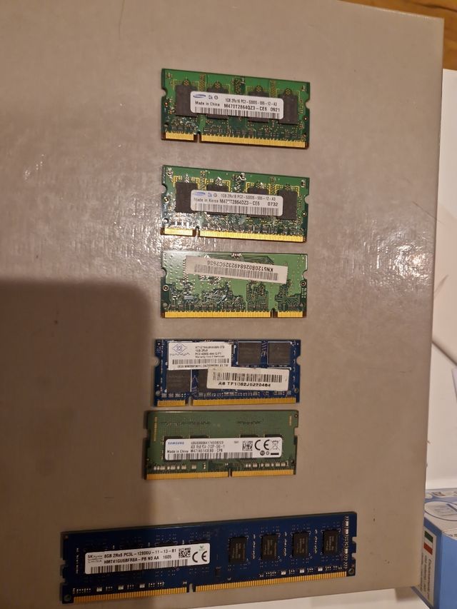 RAM varie Samsung nanya kingstone