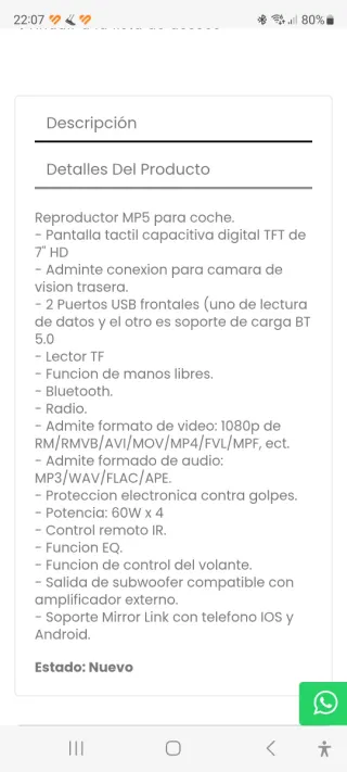 GANGA  PANTALLA NUEVA