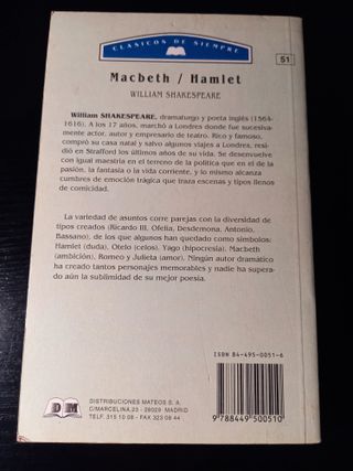 Macbeth / Hamlet (William Shakespeare)