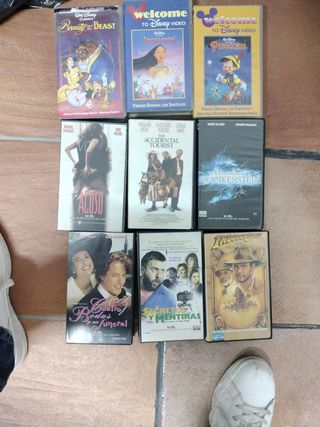 Películas VHS v.o. con subtitulos en inglés
