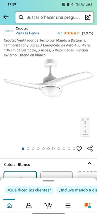 Soporte aspas ventilador Cecotec 460