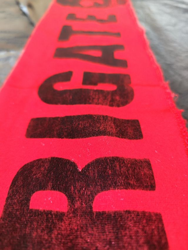 Bufanda fútbol Ultras Milan años 90