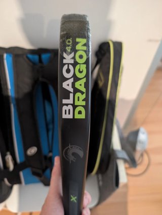 Pala De Pádel Bullpadel Black Dragon 4.0