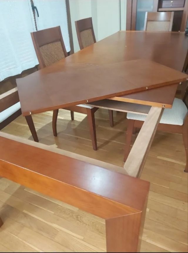 Mesa comedor extensible
