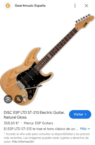 Guitarra eléctrica Stratocaster LTD st-213