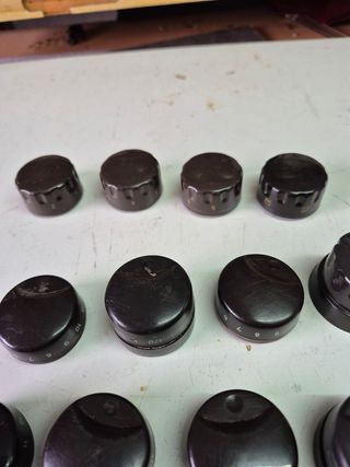 Mandos y botones horno y  placa