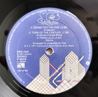 LP 1977 🇬🇧 YES - GOING FOR THE ONE