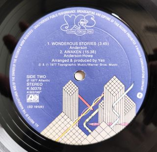 LP 1977 🇬🇧 YES - GOING FOR THE ONE