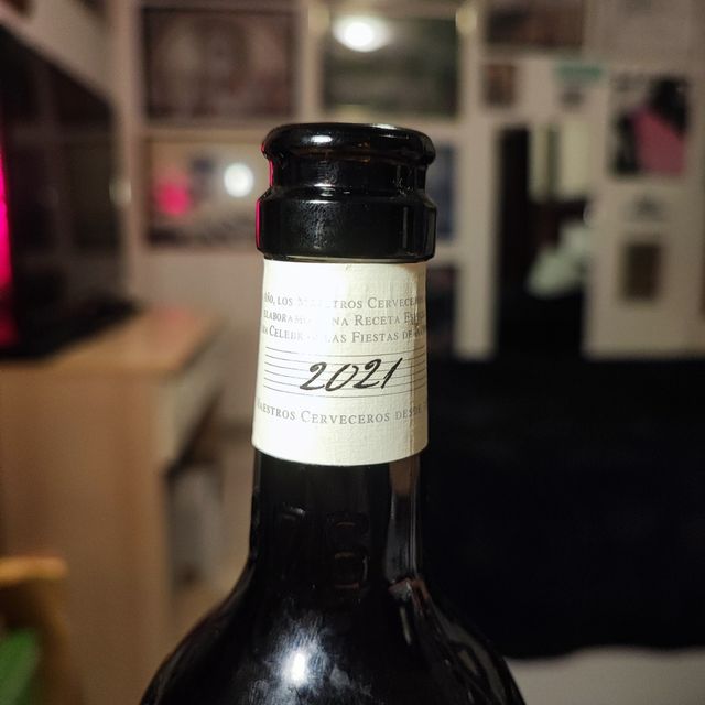 Bottiglia vuota birra Damm