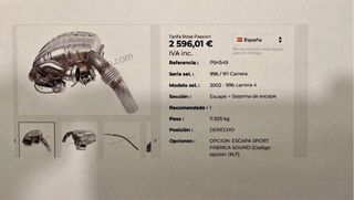 Colector 996 Porsche 