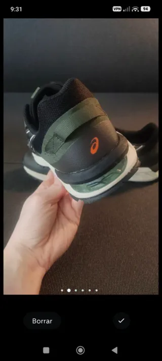 Zapatillas Asics Gel | 43/44 | Verdes Gimnasio