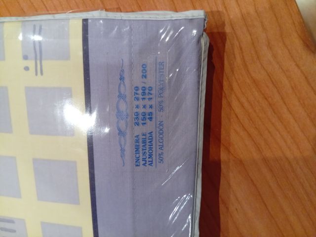 Juego de sabanas para cama de 150cm