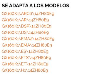 Kit segmentos juntas motocultor 160