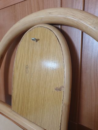 Espejo bambú y mimbre